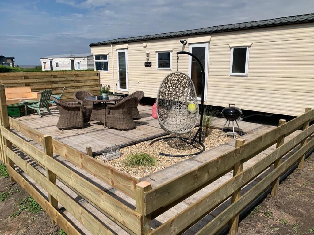 Chalet Seemowe Direkt Am Wattenmeer Aan De Waddenzee Nordsee 600 Meter Zum Badestrand, Angeln Apartment Westerland Exterior photo